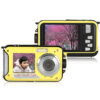 Amkov W599 24MP 2.7 Inch Double Screen Waterproof Anti Shake 16X Zoom 1920x1080 HD Camera