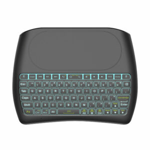 D8 USB 2.4G Wireless Mini Keyboard with 4.5 inch Touchpad Air Mouse Remote 7 Color Backlight Smart Remote Control