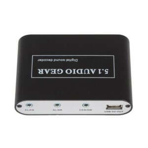 Digital Audio Decoder 5.1 Audio Gear DTS/AC-3/6CH Audio Converter LPCM To 5.1 Analog Output 2.1