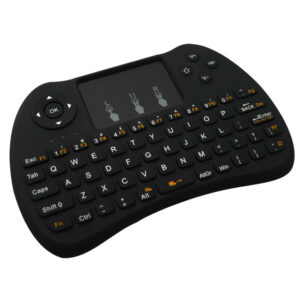 H9 Wireless QWERTY White Backlit 2.4GHz Touchpad Keyboard Air Mouse For TV Box MINI PC