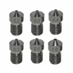 Hardened Steel Nozzle 1.75mm 0.2/0.3/0.4/0.5/0.6/1.0mm E3D Hotend Kit for 3D Printer