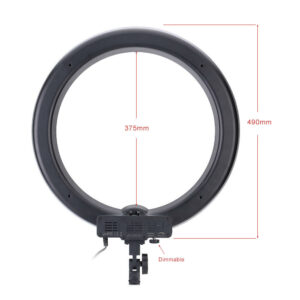 LA-650D Photo Studio Ring Light LED Lamp Photographic Lighting 40W 5500K with 600LED Lights