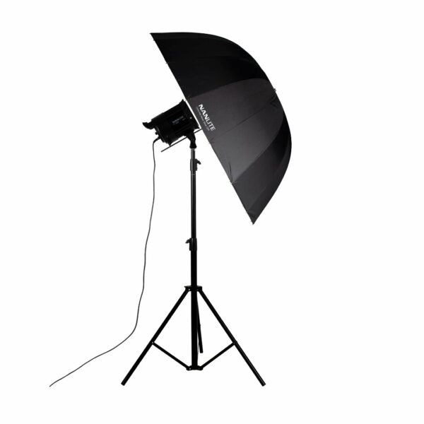 NANLITE U-135DS Silver Deep Umbrella 135CM/53 Inches Soft Light/Reflective Umbrella for Photography Studio Lighting