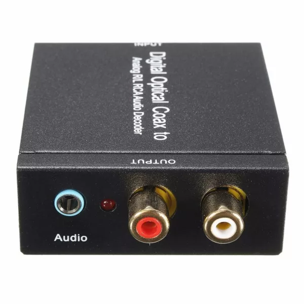 NK-Y2 Digital SPDIF Optical Coax to Analog RCA R/L DTS2.1/5.1 Audio Converter Decoder