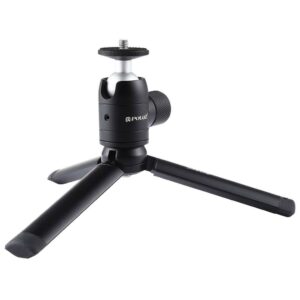 PULUZ PKT44 Mini Desktop Portable Tripod with 360 Degree Rotation Tripod Ball Head