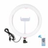 PULUZ PU455B PU455F 10.2 Inch USB Dimmable bluetooth RGBW Video Ring Light LED Arc APP Wireless Control for Youtube Tik Tok Live Streaming