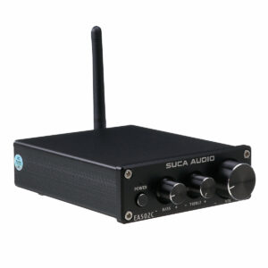 SUCA AUDIO EA502C bluetooth 4.2 2 Channel HiFi Stereo Audio Amplifier Receiver for Home Desktop Speaker