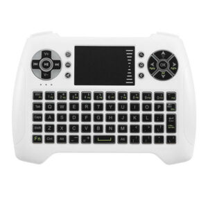 Sungi T16 Blue Backlit 2.4G Wireless White Mini Keyboard Touchpad Air Mouse