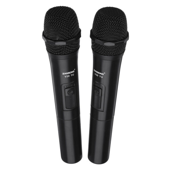 UHF USB 3.5mm 6.35mm Wireless Microphone Megaphone  Mic with Receiver for Karaoke Speech Loudspeaker