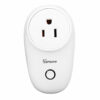 10Pcs SONOFF S26 10A AC90V-250V Smart WIFI Socket US Wireless Plug Power Sockets Smart Home Switch Work With Alexa Google Assistant IFTTT