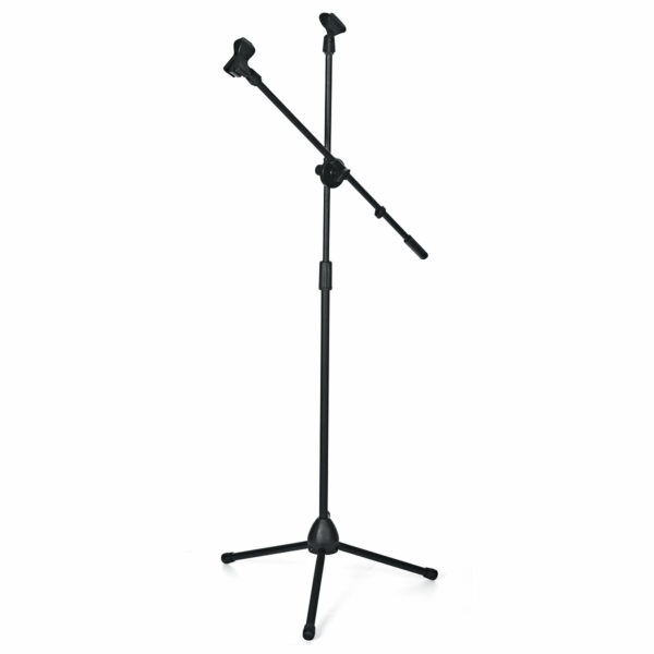 150cm Microphone Stand Holder Boom Arm Height Angle Adjustable with Tripod Base