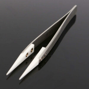 1600℃ Heat Resistant Ceramic Stainless Steel Tweezers Anti-static Ceramic Tweezers