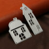 2 in 1 Tall Building Small House Cabin Metal Scrapbook Photo Album Paper Work DIY Cutting Dies