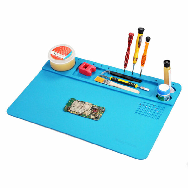 38x26cm Soldering Mat Phone Repair Desk Pad Maintenance Station Heat Insulation