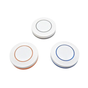 3pcs KTNNKG 3V 433Mhz Wireless Remote Control 1 Button Round Remote Control Switch EV1527 Chip Learning Type