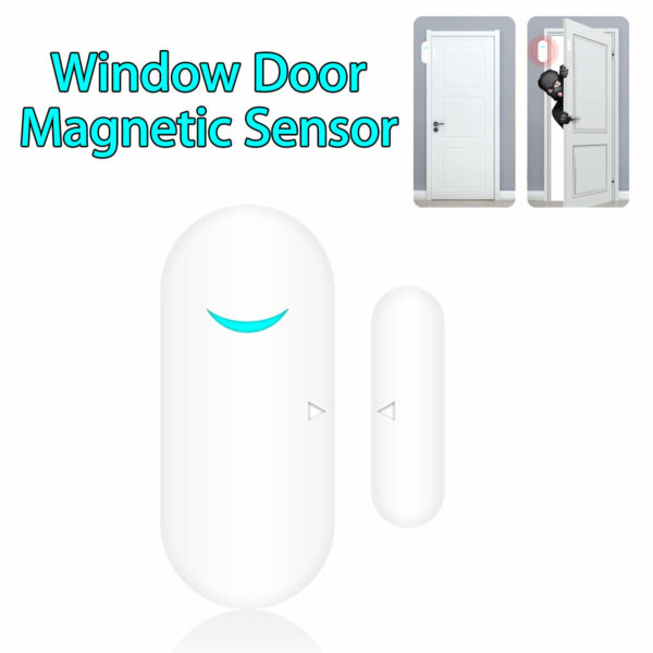 433MHz Door Magnetic Sensor for Alarm System Home Entry Safety Security