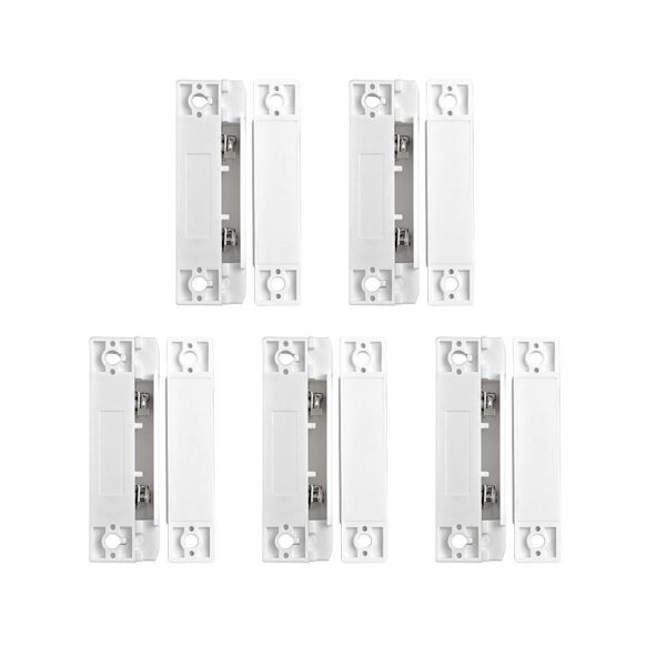 5Pcs/Lot Wired Door Window Magnetic Sensor Switch for PTSN GSM Wired Alarm System Door Detector