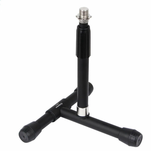 Alctron KS-2 Microphone Desktop Stands T-shaped Base Adjustable Height Microphones Stands Light Weight Easy Fitting