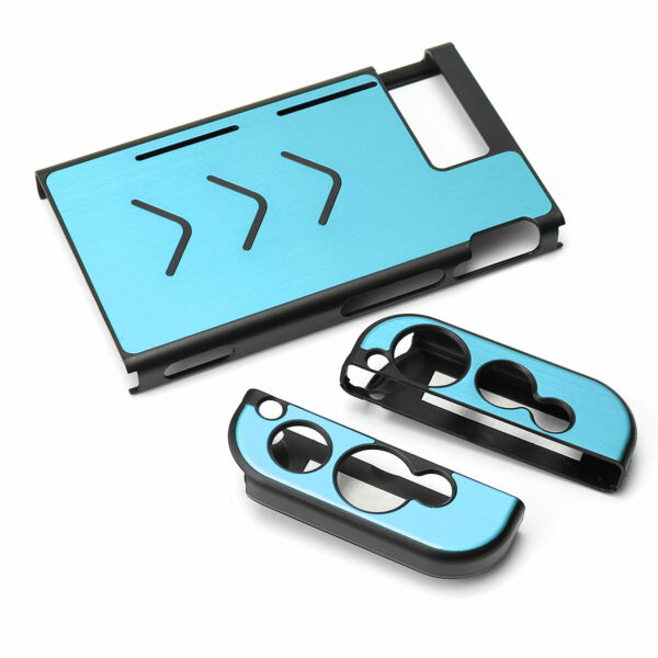 Anti-slip Aluminum Case Cover Skin Shell Protective For Nintendo Switch Game Console