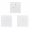 EU/UK 1/2/3 Gang eWelink WIFI Smart Wall Light Switch Touch Panel APP Remote Control Switch Single Live Wire No Neutral Line Switch