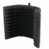 Foldable Microphone Acoustic Isolation Shield Acoustic Foams Studio Three-door Noise Enclosure Panel Filter