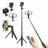 K20 Selfie Stick Multifunctional bluetooth Remote Control Light Weight Tripod 360 Degree Rotating Expandable Phone Holder