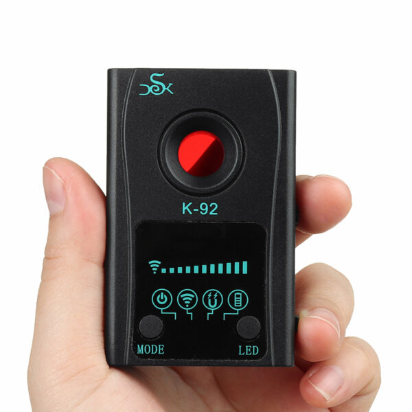 K92 Portable Camera Detector IR Scanner GPS Detector Anti-peeping Anti-tracking