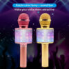 Karaoke 858L microphone with LED Lights