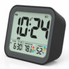 LED Digital Alarm Clock Temperature Humidity Calendar Snooze Backlight Clock Electronic Desktop Clocks