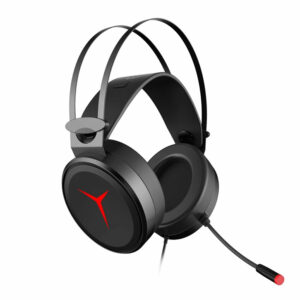 Lenovo Y360 Gaming Headset Wired Professional 7.1 Surround Sound 50mm Drive Unit Over Ear Headphone with Mic USB Interface Strong Bass Headset