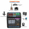 M4 M6 bluetooth Audio Mixer 48V DJ Mic bluetooth Connection Audio Control Digital Display Music Stream for Headphone Laptop Microphone Computer Speaker