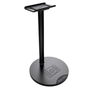 New Bee 2 in 1 Qi Wireless Charger Headphone Stand Aluminum Alloy Desktop Headset Bracket Holder