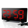 New LED Radio Alarm Clock Creative Snooze Electronic Clock USB Charging Digital Desk Clock