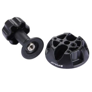 PULUZ PU3503 75mm Metal Half Ball Flat to Bowl Adapter for Fluid Head Tripod DSLR Rig Camera