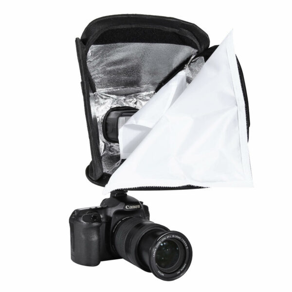 PULUZ PU5123 Portable Foldable Soft Flash Light Diffuser Lightsphere Softbox Cover 23cm x 23cm