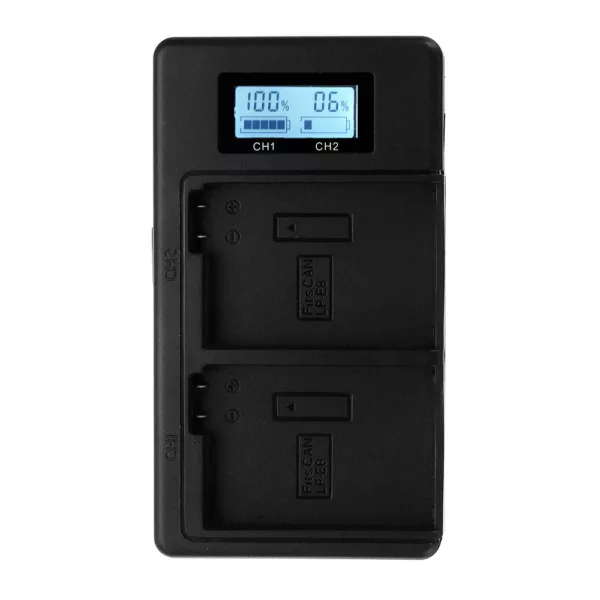 Palo LP-E8-C USB Rechargeable Battery Charger Mobile Phone Power Bank for Canon LP-E8 DSLR Camera Battery with LED Indicator