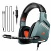 Plextone G800 3.5mm Wired Gaming Headphone Telescopic Gaming Gear Soft Comfortable Stereo Gaming Headset with Mic