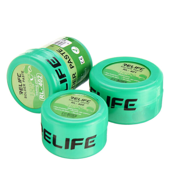 RELIFE High Quality Solder Paste Flux No-clean Soldering Paste RL-400 401 402  Solder Tin Sn63/Pb67 20-38um Soldering Iron