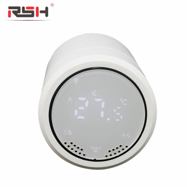 RSH-RV02  ZigBee3.0 Touchable Display Temperature Controller Thermostatic Radiator Intelligent Temperature Controller Constant Radiator