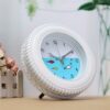 Retro Mediterranean Style Tire Alarm Clock Wall Clock Desktop For Home Decorative