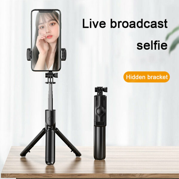 S03 Selfie Stick Wireless bluetooth Tripod Selfie 3 In 1 Extendable Foldable Monopod Remote Control Multi-mode Shooting Travel Extendable Mini Tripod