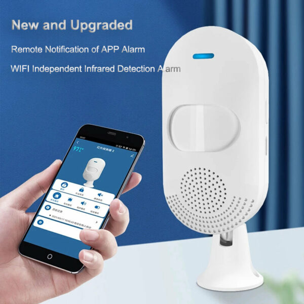 Smart WiFi PIR Motion Sensor Wireless APP Remote Control Human Body Sensor Home Infrared Detector Alarm Work with Alexa Google Home Tuya App