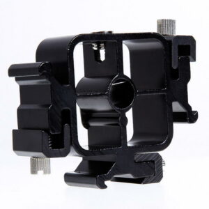 Triple Hot ShoE Mount Adapter Flashlight Stand Umbrella Holder Bracket for Canon Nikon Pentax