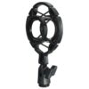 Universal Black Plastic Studio Microphone Shock Mount Desktop Holder Stand for Condenser Microphone