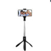 Universal bluetooth4.0 Remote Rotation Wireless Selfie Stick Tripod Portable for Mobile Phone Live Broadcast