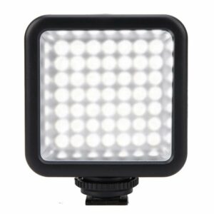 W49 6000K Mini Photography Video Light Dimmable Camcorder Video Lighting Mini Interlock Camera LED Panel Light for Canon for Nikon for Sony A7 DSLR