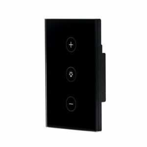 WF-DS01 Tuya Wifi Smart Touch SCR Stepless Dimmer Switch US Standard Mobile Phone Control Compatible with Amazon Alexa Google Home