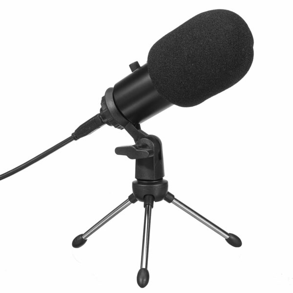 Wired USB Microphone with Tripod for Computer Windows for Mac PC Live Broadcast Video Conferencing Audio Recording YouTube