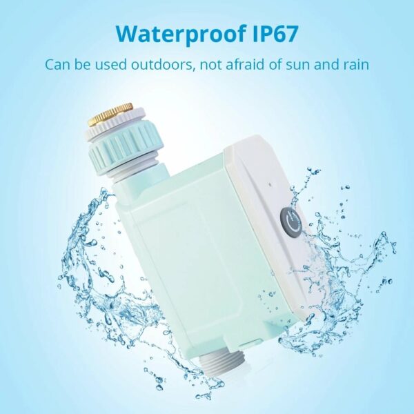 Zemismart Tuya Bluetooth Smart Irrigation Valve Watering Timer Outdoor APP Remote Control Garden Auto Controller Work with Alexa