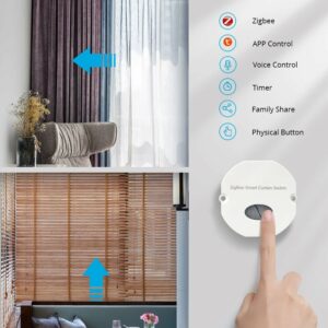 Zemismart Tuya ZB Inline Curtain Module Alexa Google Home Voice Control Smart Life APP Smartthings deCONZ